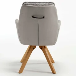 Graue Polsterstühle Zebastio