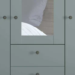 Graugrüner Kleiderschrank Forjan