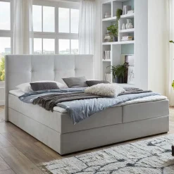Hellgraues Boxbett Angelo