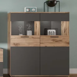Highboard Vitrine Plestna