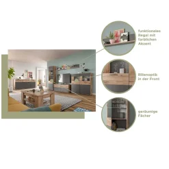 Highboard Vitrine Plestna