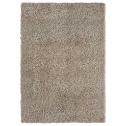 Hochflor Teppich Beige Pisaldo
