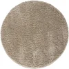 Hochflor Teppich Beige Rondma