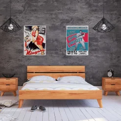 Holz Doppelbett Stenov