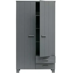 Holz Kleiderschrank Chalina