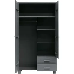 Holz Kleiderschrank Chalina