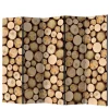 Holzoptik Paravent Albin