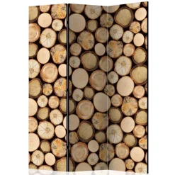 Holzoptik Paravent Albin