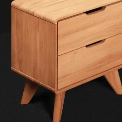 Kernbuche Doppelbett Stenov