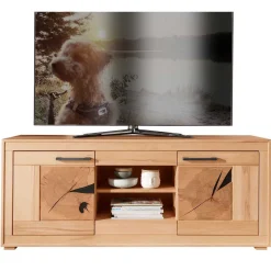 Kernbuche TV Wohnwand Olmedo