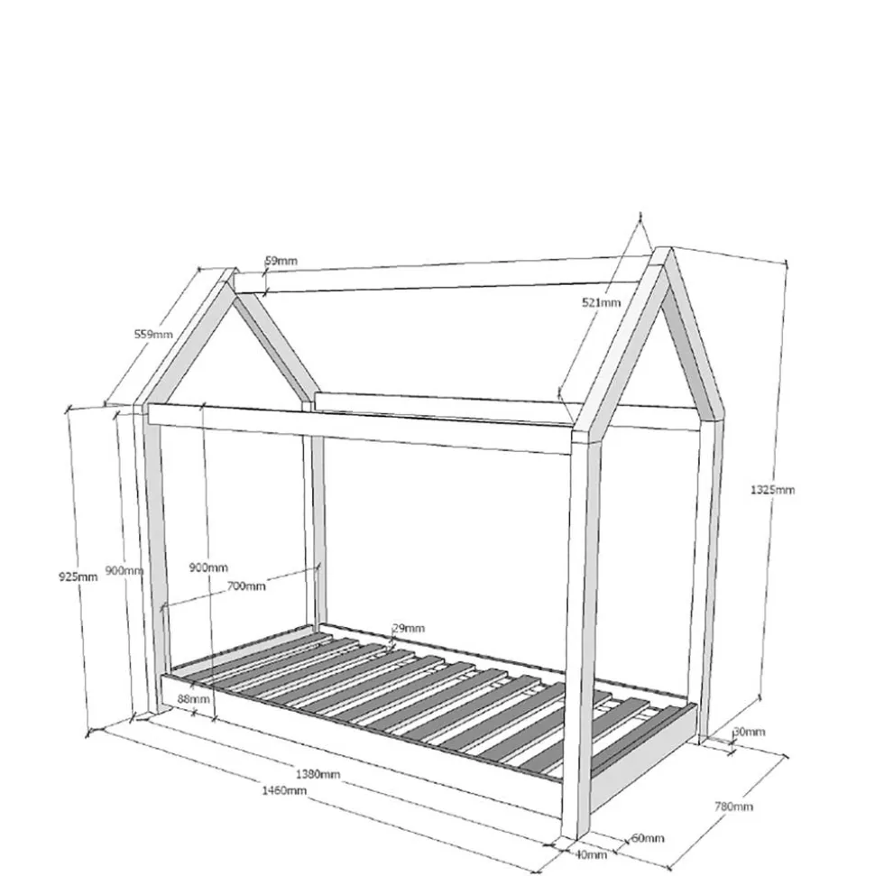 Kinderzimmerbett Udot