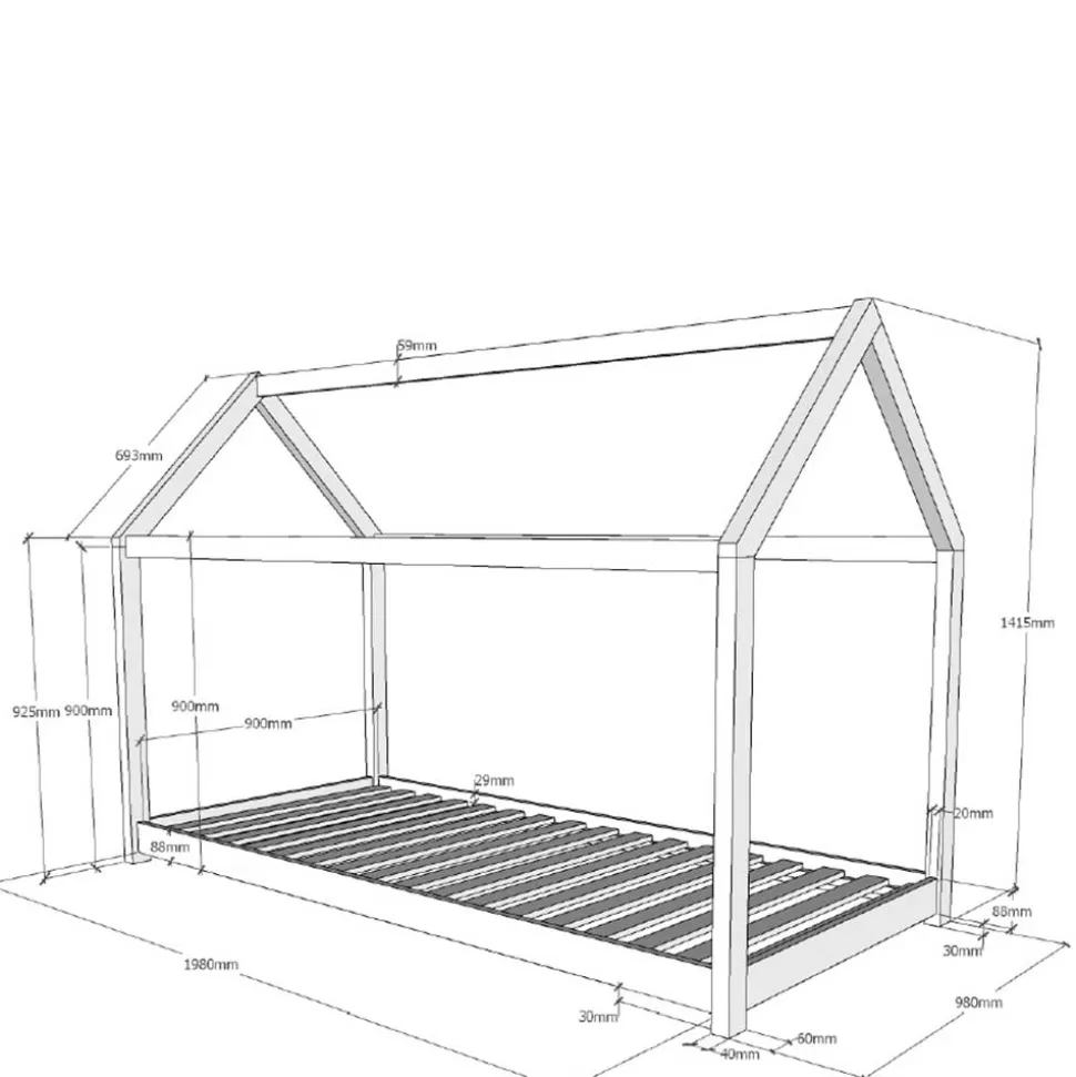 Kinderzimmerbett Udot