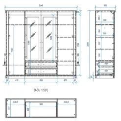 Kleiderschrank Flurencina