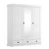 Kleiderschrank Holz Aluko