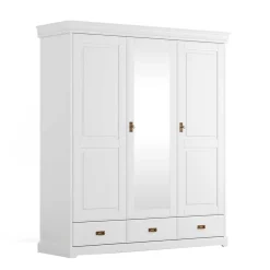 Kleiderschrank Holz Aluko