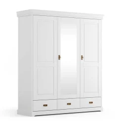 Kleiderschrank Holz Aluko