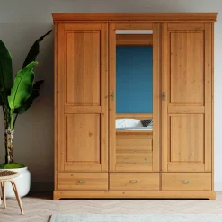 Kleiderschrank Massivholz Kiefer Rovert