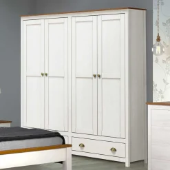 Kleiderschrank Massivholz Benita