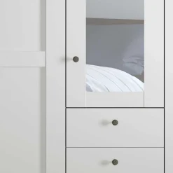 Kleiderschrank mit Spiegel Tudana