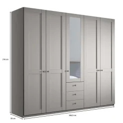 Kleiderschrank mit Spiegel Saconso