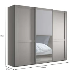 Kleiderschrank Schiebetüren Saconso