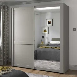 Kleiderschrank Schwebetüren Saconso