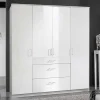 Kleiderschrank 4-türig Emritalo