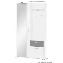 Kompaktgarderobe Seyonda