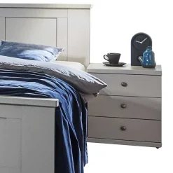 Landhaus Bett 140 cm Saconso