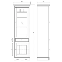 Landhaus Vitrine Renero