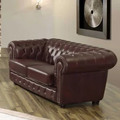 Ledercouch Wengton