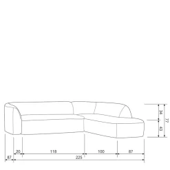 Lounge Ecksofa Prenzla