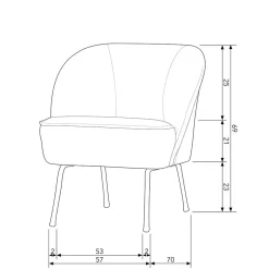 Lounge Sessel Blagina