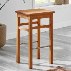 Massivholz Barhocker Lienna