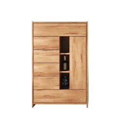 Massivholz Highboard Bagavano