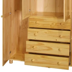 Massivholz Kleiderschrank Plazero