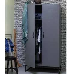 Massivholz Kleiderschrank Nolviran