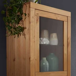 Massivholz Vitrine Varcina