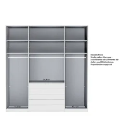 Moderner Kleiderschrank Sanctos