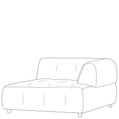 Modulare Couch Flachgewebe Metrianos