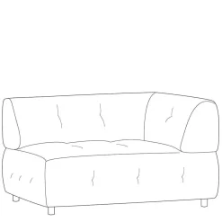Modulare Couch Zitalian