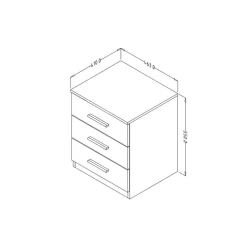 Nachttischkommode Mezzo