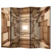 Paravent Holzoptik Gamma
