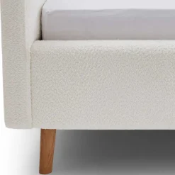 Polster Bett Cremeweiß Glorious