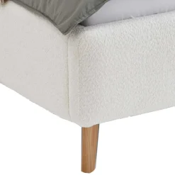 Polster Bett Cremeweiß Uarte