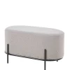 Polsterhocker Boucle Taupe Furoro