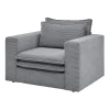 Polstersessel Anthrazit Cord Eltusa
