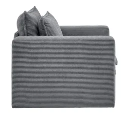 Polstersessel Anthrazit Cord Eltusa