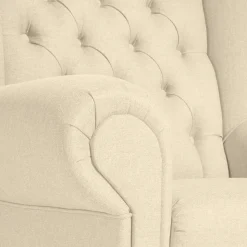 Polstersessel Beige Vintage Catjana