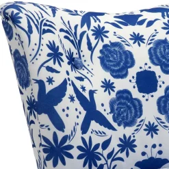 Polstersessel blau weiß Milan